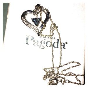 Pagoda heart necklace